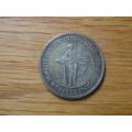 1931 Union Of South Africa One Shilling Coin