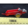 Dinky Toys Massey Harris Manure Spreader Made In England By Meccano