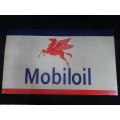 Reproduction Mobiloil Tin Sign (See My Description)