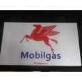 Reproduction Mobilgas Wadhams Tin Sign (See My Description)