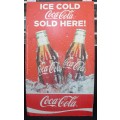 Very Large Vintage Coca - Cola 2014/15 Tin Sign (See My Description)