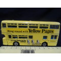 Dinky Toys Atlantean Bus `Yellow Pages` Made In England By Meccano