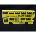 Dinky Toys Atlantean Bus `Yellow Pages` Made In England By Meccano