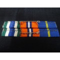 Set Of Two South African Police Medal Bars In Excellent Condition