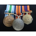 Set Of SADF Medals Consisting Of Patria Medal, Unitas Medal and General Service Medal