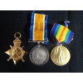 Set Of WW1 Medals Awarded To MHSK - J.G Veldsman Hopetown Comondo No 277 Clearly Marked