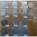 Collection Of Republic Of South Africa Ten Cent Coins 1965 - 1989 (See My Description)