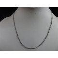 Gorgeous Sterling Silver V-Link Necklace (3 Gram) Clearly Marked 925