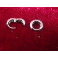 Lovely Pair Of Sterling Silver Small Hoop Earrings Clearly Marked 925 (2.5 Grams)