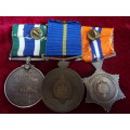 Set Of South African Police Medals Awarded To 16969 (V) Serst W.J.T Retief (See My Description)