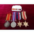 Set Of WW2 Medals Issude To 60264 L.C Tait (See My Description)
