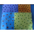 Stunning Set Of Four Polka Dot Painted Place Mats - 37cm x 37cm
