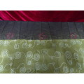 Two Stunning Vintage Green Table Runners - See My Description - In Excellent Condition