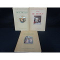 Three Stunning Vintage - The Medici Masters In Colour Series Books - See My Description