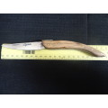 Stunning Vintage `Laguiole 63` Folding Pocket Knife With Wooden Handle