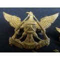 WWII South African Regiment De Wet Beret Badges - All Pins In Tacked