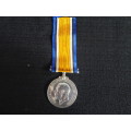 WW1 1914-18 Silver British War Medal Issued To PTE T.F Lambert S.A.M.C - See My Description