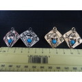 Beautiful Joblot Of Ten Pairs Of Costume Jewellery Clip On Earrings - In Excellent Condition