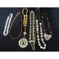 Six Stunning Vintage Costume Jewellery Necklaces - In Excellent Condition