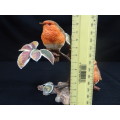 Vintage Limited Edition Coalport Robin Redbreast Frosty Morning Bird Collection - Number 3788/4950