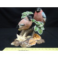 Vintage Coalport Bullfinches Limited Edition Figurine, Composite Bird Figures - Number 1226/4950