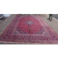 Beautiful Persian Kashan Carpet - 3.96 m x 2.87 m - Handmade In Iran - See My Description