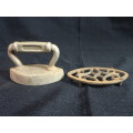 Stunning Antique Miniature Cast Iron With Stand - In Good Condition