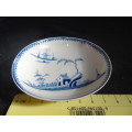 Rare 18th Century Lowestoft Blue&White Porcelain Miniature Tea Bowls&Saucers -See Description