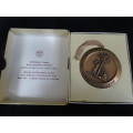 Vintage 1948 Israel Liberated, Judea Captive 70 C.E Bronze Medallion - See My Description