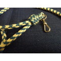 South African Defence Force Yellow And Green Whistle Cord - In Excellent Condition