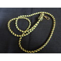 South African Defence Force Yellow And Green Whistle Cord - In Excellent Condition