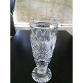 Rings like a bell.  Awesome Heavy Cut Lead Crystal Vase 30cm - very rare - REDUCED