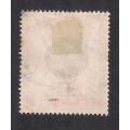 NATAL 1908 POSTAGE & REVENUE 10 POUND FISCAL STAMP. (BF105) CV 75 GBP. SELLING AS IS.