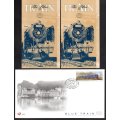 RSA BLUE TRAIN LOT OF FDCs (X2 SETS OF) + TWO BOOKLETS (CTO AND MINT). AS LISTED. GREAT VALUE.