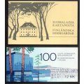 FINLAND 1982 MANOR HOUSES + 1984 BANKNOTES MINT AND COMPLETE BOOKLETS. AS PER SCANS. GREAT ITEMS.