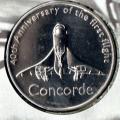 GB 2009 40TH ANNIVERSARY OF FIRST CONCORDE FLIGHT MEDALLIC COIN COVER. NO 02206. AS PER SCANS.