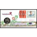 GB 1996 HER MAJESTY QEII 70TH BIRTHDAY COMMEM NUMISMATIC/COIN COVER. AS PER SCANS. LOVELY COVER.
