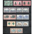 UNION 1930-45 SELECTION OF MINT (MOSTLY MM) DEF ROTOS TO 2s6d (SOME SHADES). AS PER SCANS. PLS READ.