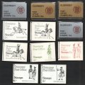 GUERNSEY SELECTION OF (X11) MINT BOOKLETS. AS PER SCAN.