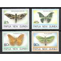 PAPUA NEW GUINEA 1994 MOTHS UMM SET OF (X4) SINGLES. AS PER SCANS. SG741/44. LOVELY THEMATIC SET.