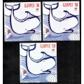 RSA 1998 ILSAPEX WHALE BOOKLETS MINT (X2) + CTO BOOKLET. AS PER SCANS. GREAT ITEMS.