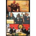 RSA MANDELA 90TH BDAY SPECIAL PACK (90 MADE) inc FACES BOOKLET, X3 COVERS + 2 CARDS + NORMAL FDC.