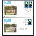 RSA 1973 CENTENARY OF SPCA FDC NO 23 WITH `TWO STAMPS` UNADRESSED. CV R650 + NORMAL FDC ADDRESSED.