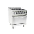 Pre-Owned GAS STOVE WITH ELECTRIC OVEN ANVIL  4 BURNER