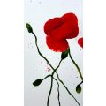 Original Painting by Lorna Pauls - Poppies 1 (37 x 28 cm or 14.5 x 11")