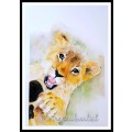 Original Painting by Lorna Pauls - Baby Cub (559 x 381 mm or 22 x 15 in)