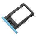 Iphone 5C Original replacement Sim Tray Holder + free Sim Eject Pin (Blue)