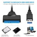Hard Drive/SSD to USB Converter Cable USB 3.0 for 2.5` Drives