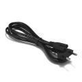 Figure-8 Cable (C7/C8) to EU 2 Pin Power Cord Cable (Local Stock) (Brand New)