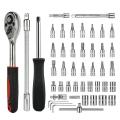 46pcs Ratchet Torque Wrench Combo Tool Set